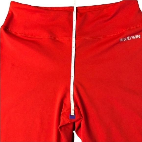 HISKYWIN - WOMENS RED ATHLETIC PANTS SIZE MEDIUM - Picture 8 of 10